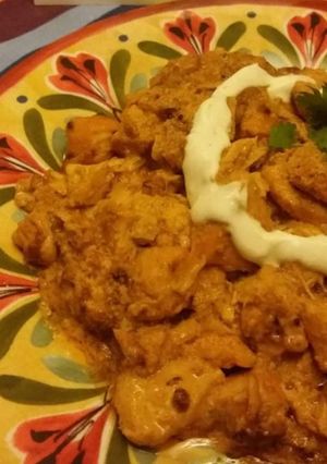 A picture of Chicken tandoori karahi.