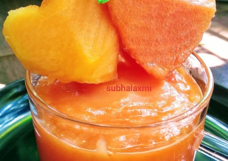 Simple Way to Prepare Any-night-of-the-week Papaya lassi