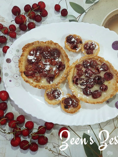 A picture of Cherry Tarts.
