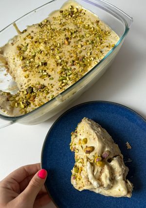 Pisztáciás tiramisu🍴 recept fotója