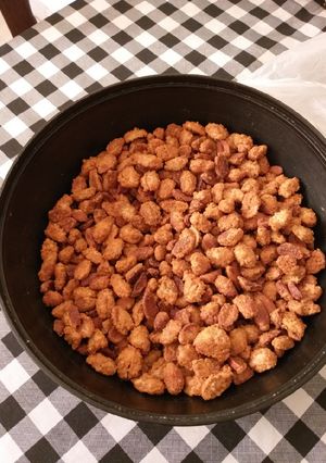 Una foto de Praliné o garrapiñadas casera