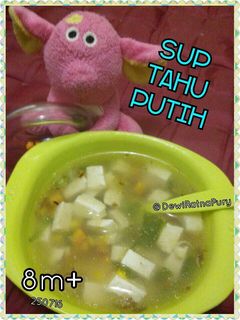 Foto resep MPASI- Sup Tahu Putih