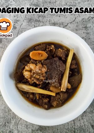 Gambar Daging Kicap Tumis Asam