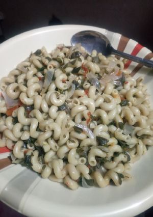 Macaroni mai zogala ainihin hoton girkin