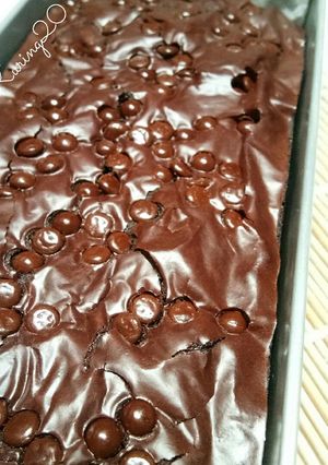 Foto resep Fudgy shiny crust brownie