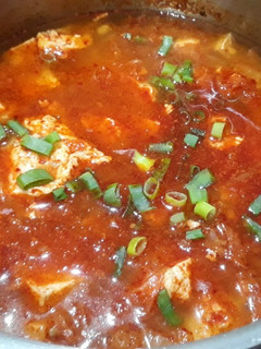Foto resep Sundubu Jjigae (Sup Tahu Korea) dgn daging sapi