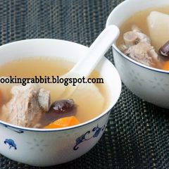 A picture of Chinese special soup.