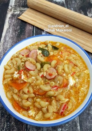 Foto resep Seblak Makaroni Putih Telur