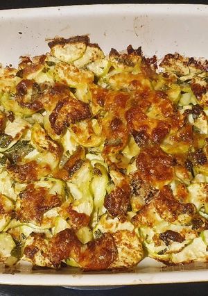 Une photo de Gratin de courgettes à l'ail