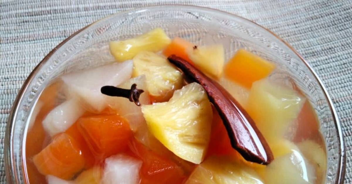 Resep Es Buah Jadoel Es Buah Jadul Simple Fruit Cocktail Oleh Yulie