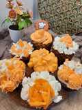 Carrot Cup Cake (Cup Cake Wortel) Topping Butter Cream