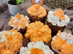 Foto resep Carrot Cup Cake (Cup Cake Wortel) Topping Butter Cream