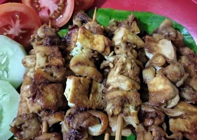 Standar Bagaimana cara memasak Sate Jamur Tahu yang lezat