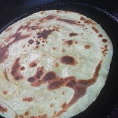 A picture of Cheez paratha.