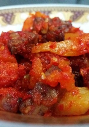 Foto resep Sambal Kentang Tempe