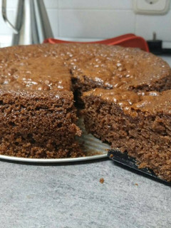 Una foto de Bizcocho de chocolate