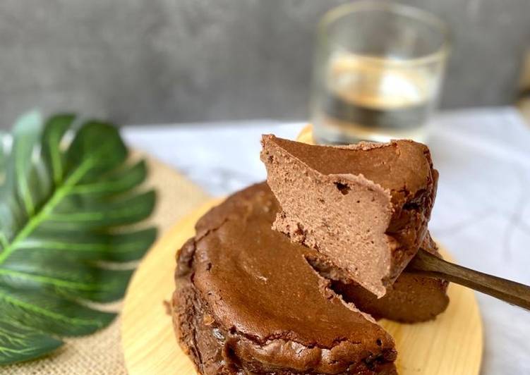 Resep Burn Chocolate Cheesecake, Enak Banget