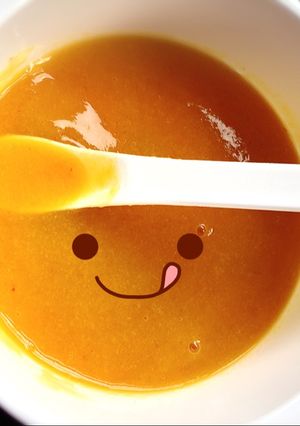 Foto resep MPASI 6+ : pure mangga & kurma