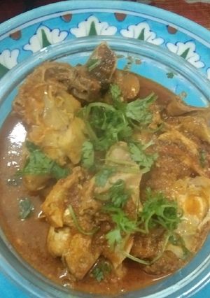 A picture of Coriander Chicken Curry.