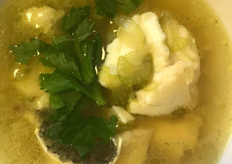 Steps to Prepare Super Quick Homemade Oriental Fish Soup