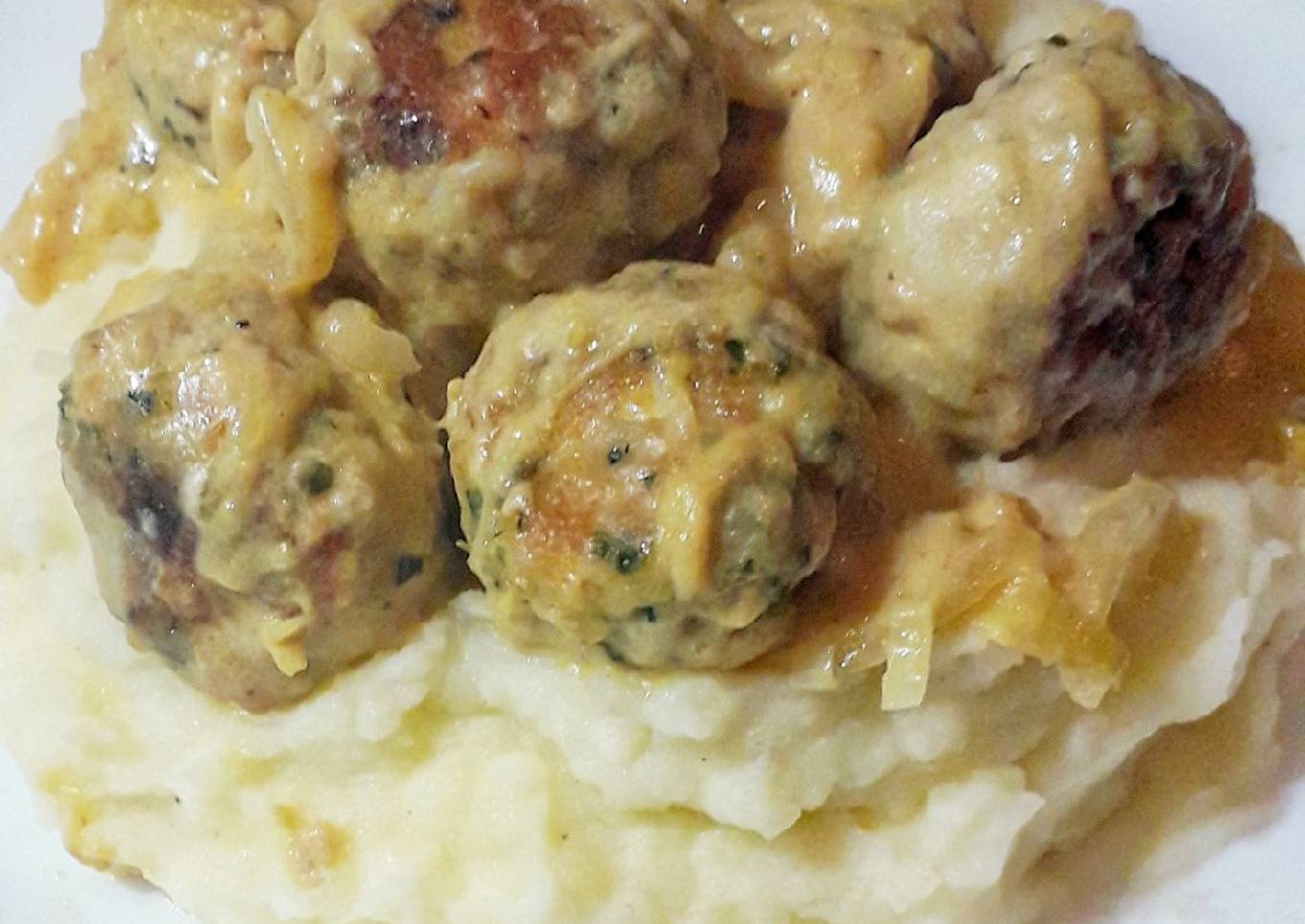 Albóndigas de pollo a la mostaza 🍗💕