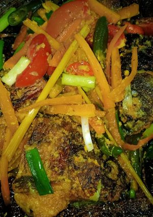 Foto resep Ikan mas bumbu kuning