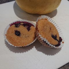 A picture of Healthy Blueberry Muffins.
