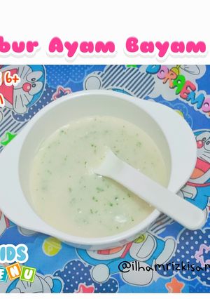 Foto resep Bubur Ayam Bayam
