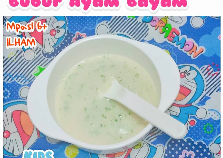 Siap Saji Bubur Ayam Bayam Nikmat Lezat