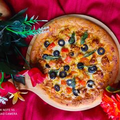 A picture of Fajita pizza. 🇲🇽🇲🇽🇲🇽 🍕🍕.