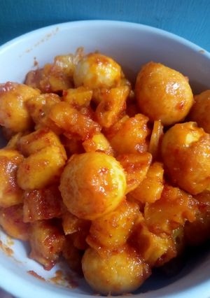 Foto resep Sambal Goreng Kentang Telur Puyuh