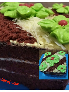 Foto resep Red velvet cake kukus