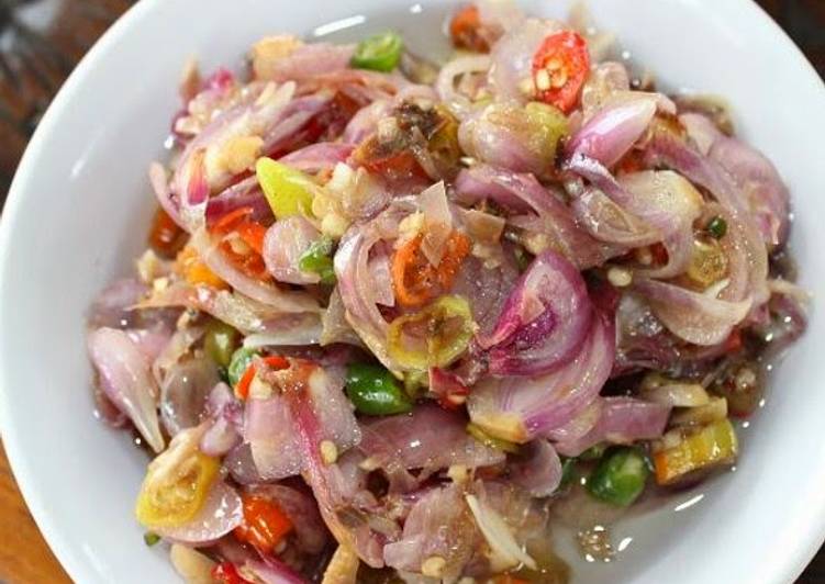 Resep Sambal Bawang Jahe Obat Masuk Angin Mujarab (NO MSG), Bikin Ngiler