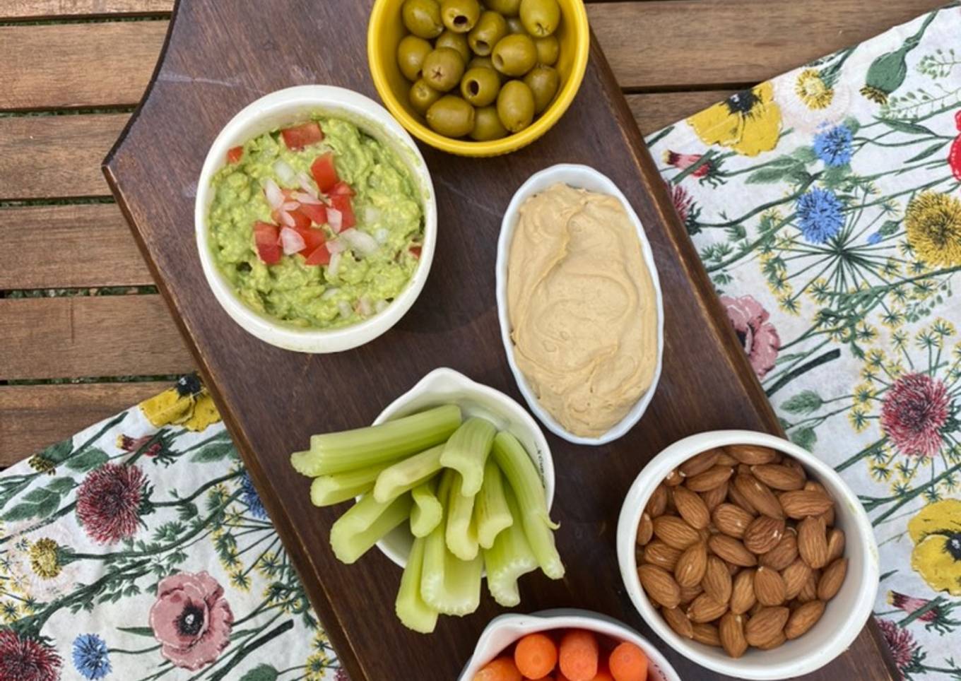 Tabla de botanas fit