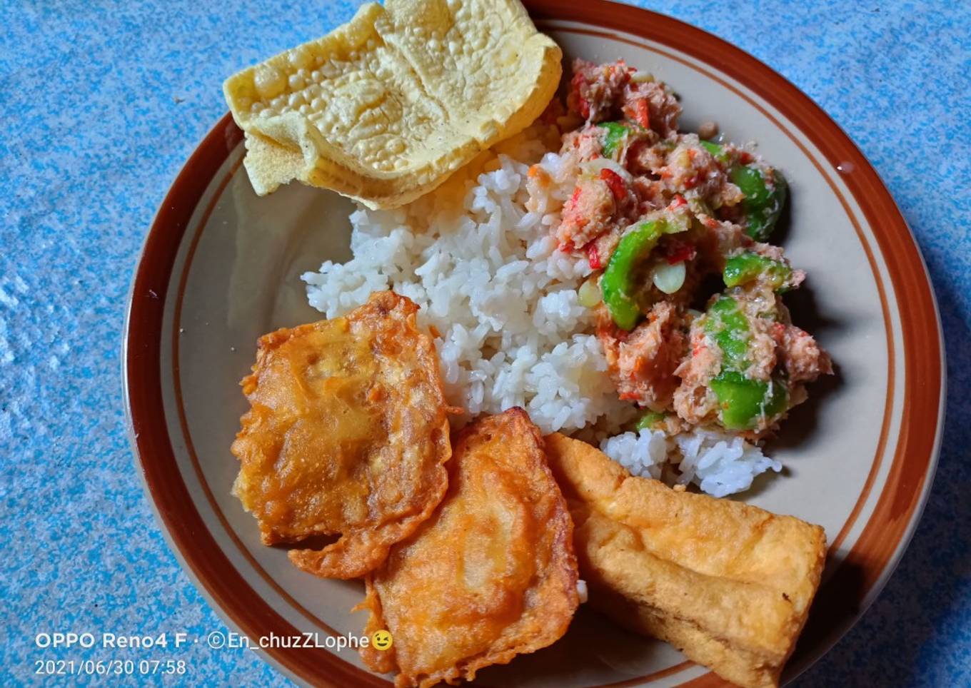 Sambal gambas kelapa muda