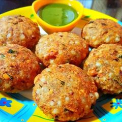 Sabudana Vada A picture of Sabudana Vada.