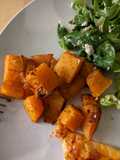 Guarnición de calabaza al horno (butternut squash)