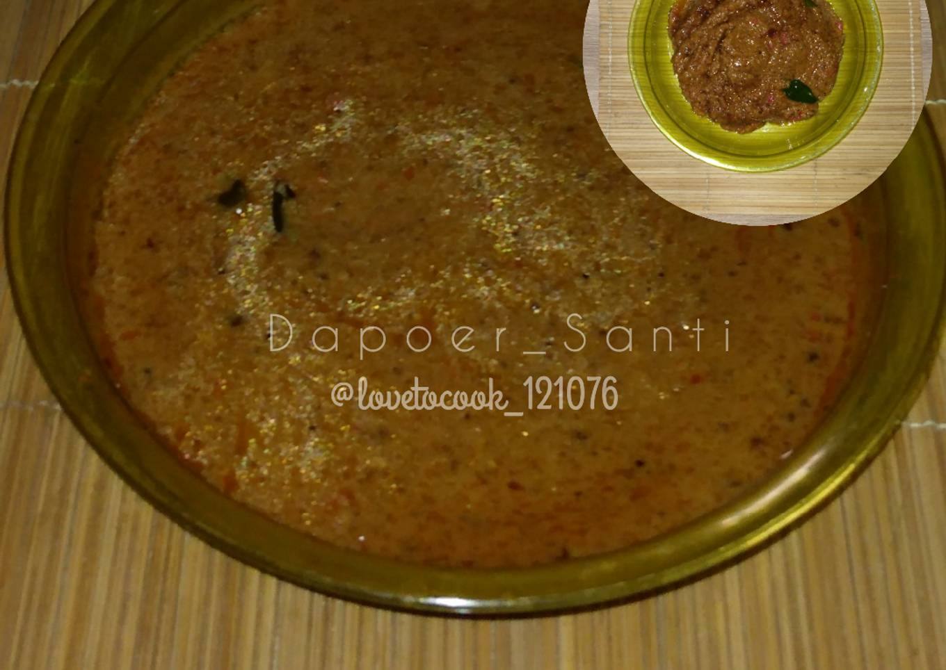 Bumbu Kacang untuk Siomay atau Batagor