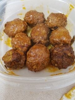 Una foto de Albóndigas fritas en salsa