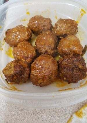 Una foto de Albóndigas fritas en salsa