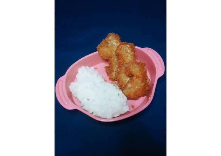 Bagaimana Membuat Chicken Katsu MPASI 18month+, Enak Banget