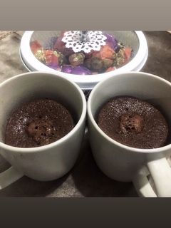 Φωτογραφία της συνταγής Mug cake με 3 υλικά σε κούπα