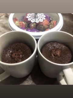 Φωτογραφία της συνταγής Mug cake με 3 υλικά σε κούπα