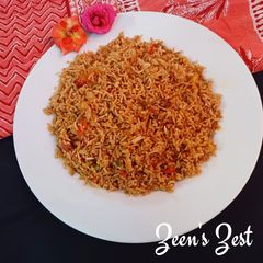 A picture of Instant Vegetable Fried Rice.