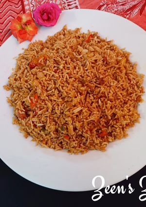A picture of Instant Vegetable Fried Rice.