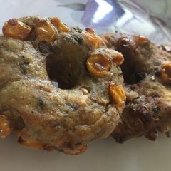 A picture of Kachche kele and sweet corn ke kabab.