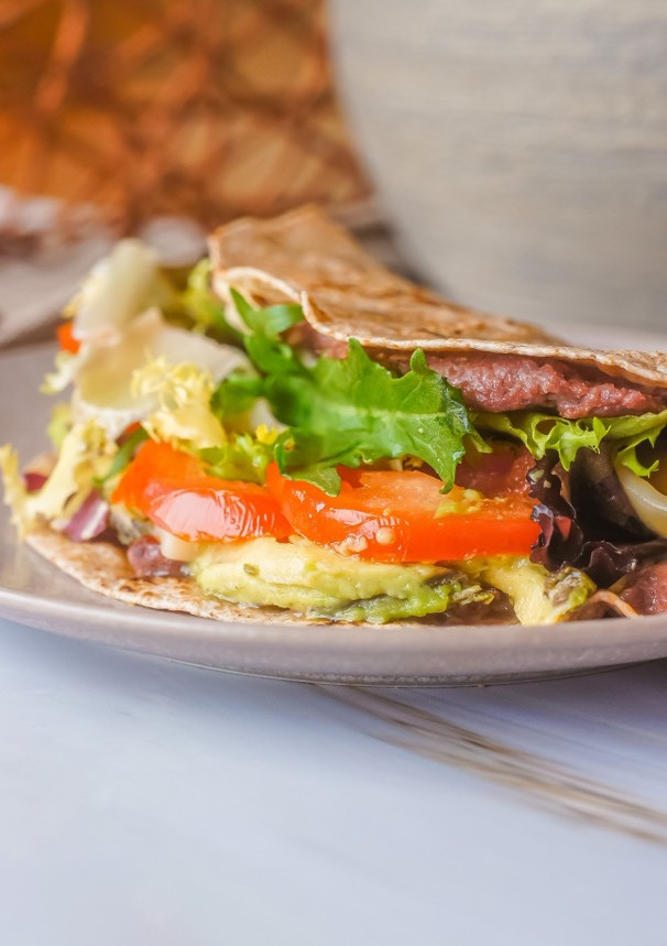 Una foto de Taco Burger Saludable