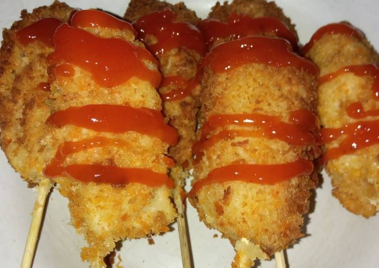 Corndog mozarella pedas