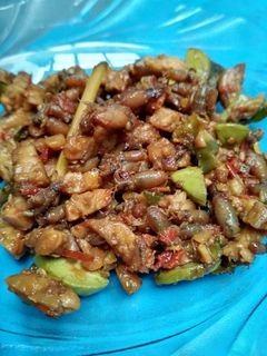 Foto resep Oseng baby cumi+tempe kering pedas