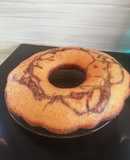 Torta marmolada con mandarinas